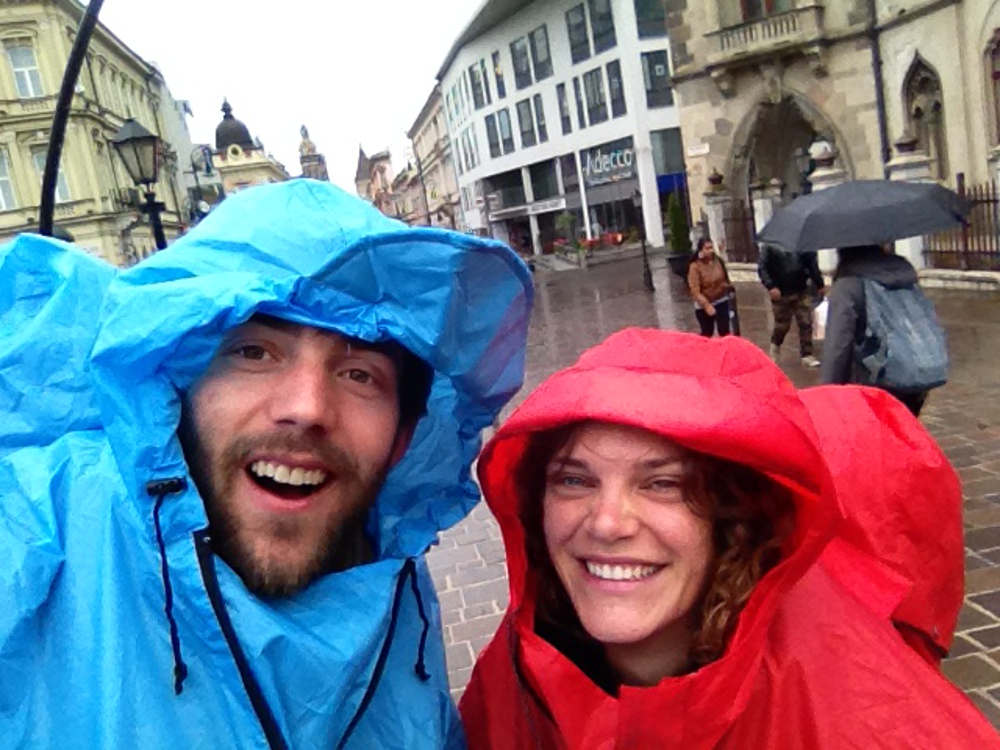 Jeroen & Linda im Regen