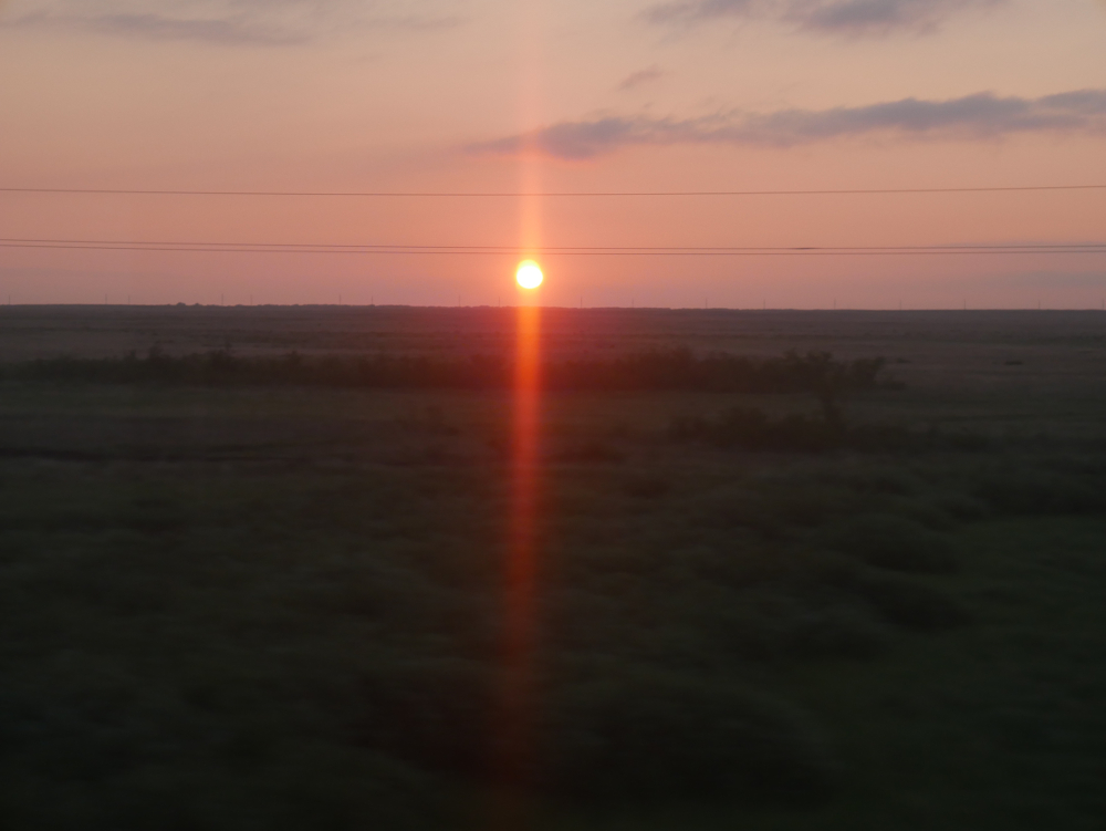 Kazakh sunset