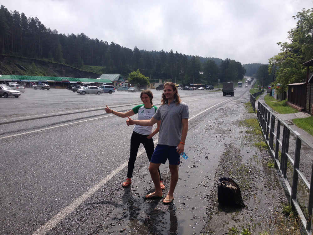 Hitchhiking to Aktash