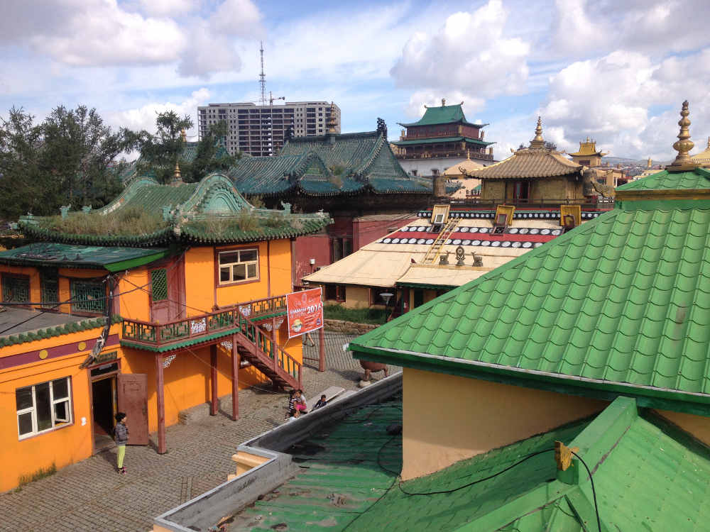 Buddhist temple in Ulaanbaatar