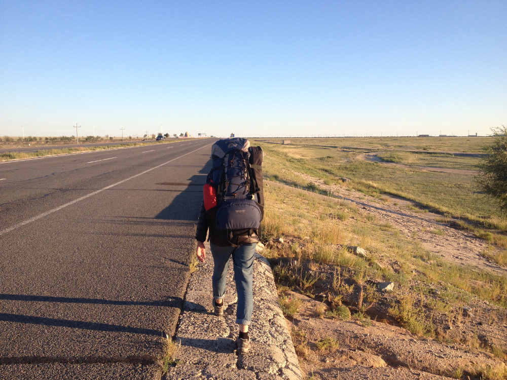 Hitchhiking in CHina's Inner Mongolia