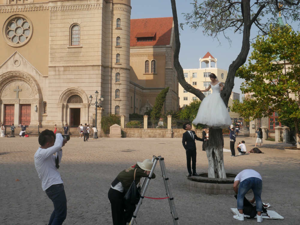 Wedding photography Qingdao church